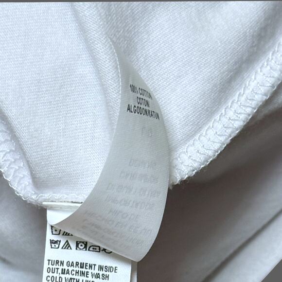 Lucky Brand Castrol Motor Oil White Graphic Retro Tee Size L NWT - Picture 8 of 9